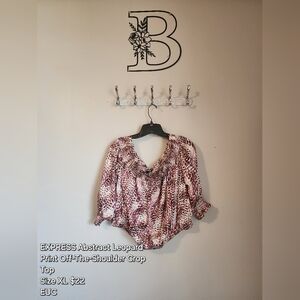 EXPRESS Off-The-Shoulder Crop Top